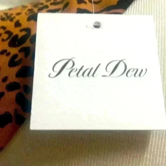 PETAL DEW animal print dress - Picture 3 of 5